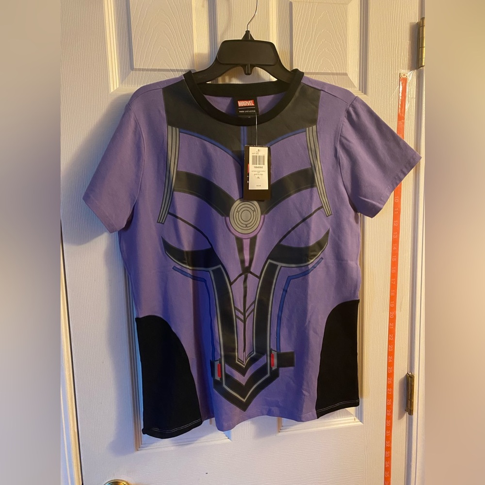 Womens Marvel Antman Cassie Cosplay Sz XL T-Shirt Purple Her Universe NWT $32.90